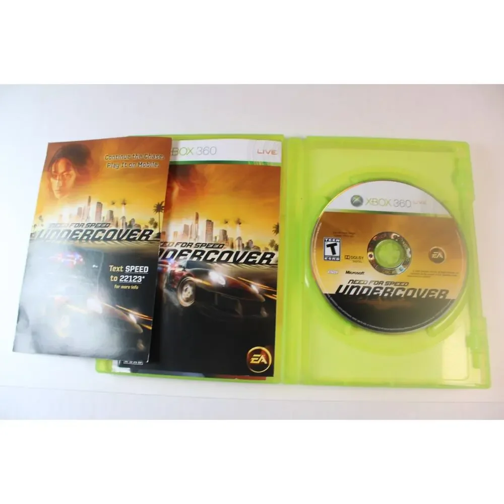 Need for Speed: Undercover (Microsoft Xbox 360, 2008) Complete, Tested/works